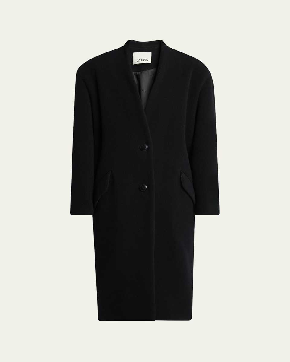 Florane Structured Wool Coat